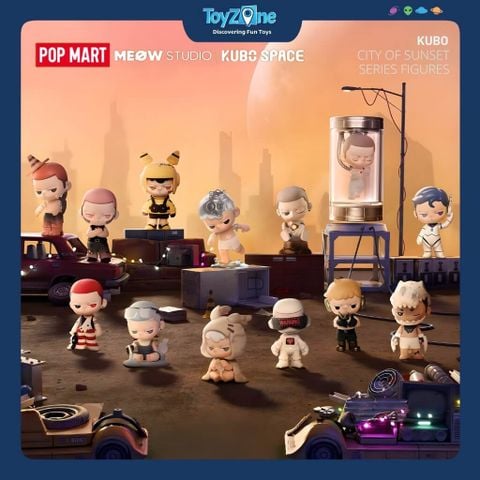 Mô hình đồ chơi Blind box KUBO City Of Sunset ( Thành Phố Hoàng Hôn ) Series Figures POP MART