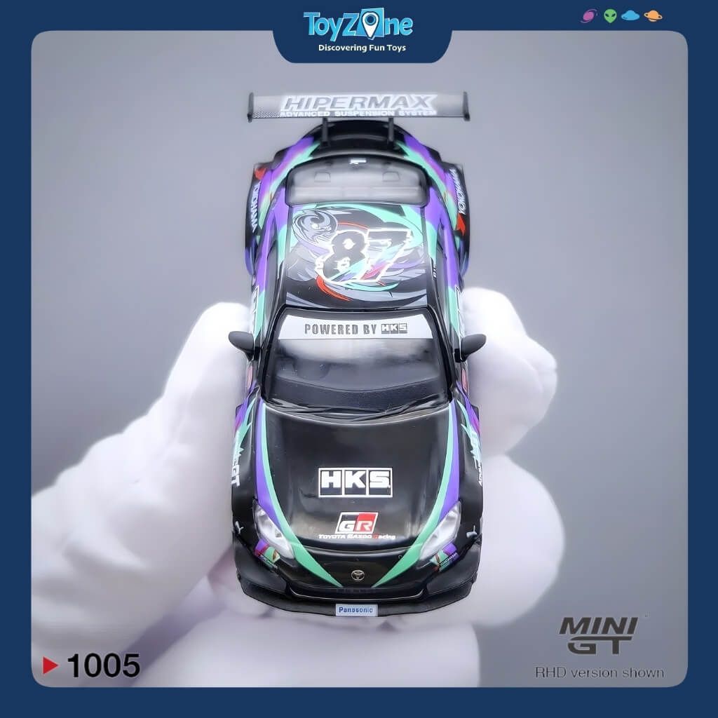 Mô hình xe Toyota GR86 HKS Type R 1:64 MiniGT