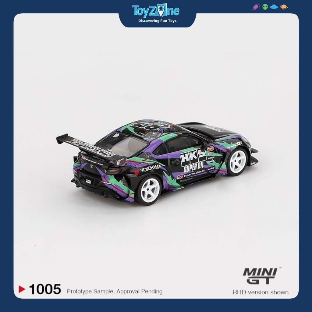 Mô hình xe Toyota GR86 HKS Type R 1:64 MiniGT