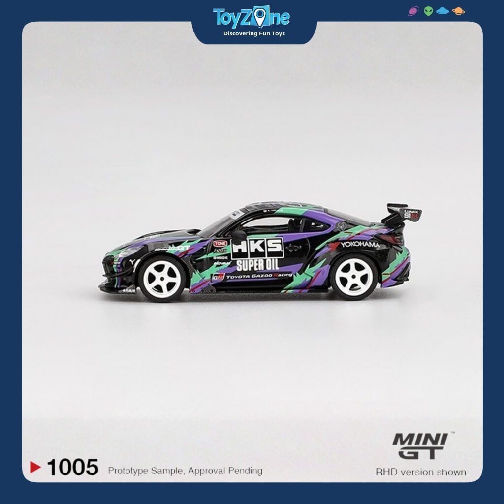 Mô hình xe Toyota GR86 HKS Type R 1:64 MiniGT