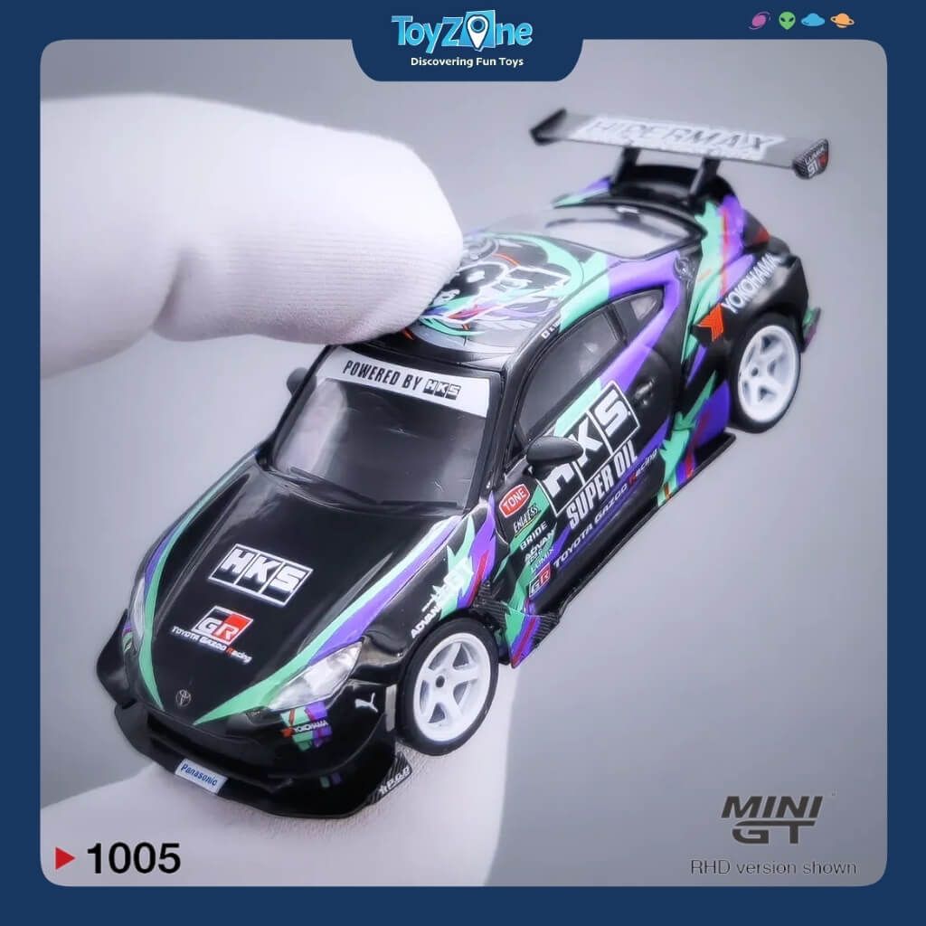 Mô hình xe Toyota GR86 HKS Type R 1:64 MiniGT