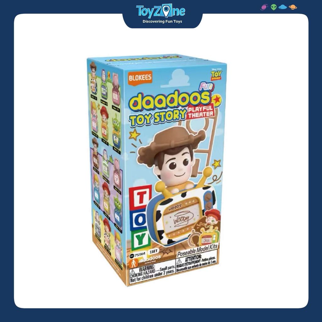 Mô hình đồ chơi lắp ráp Blind box Toy Story Daadoos Fun 01 Playful Theater ER02 BLOKEES