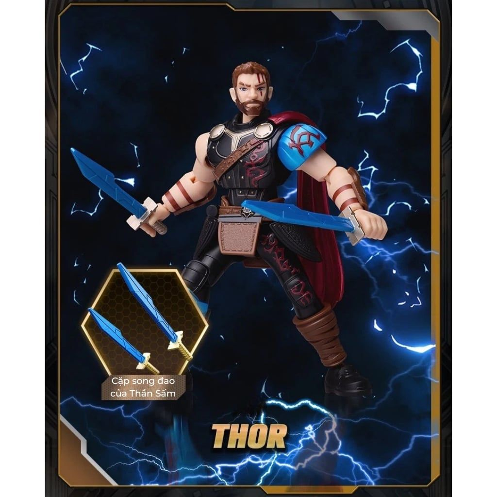 Mô hình đồ chơi Lắp ráp Blind box Marvel Infinity Saga Series 04 Model Kits BLOKEES