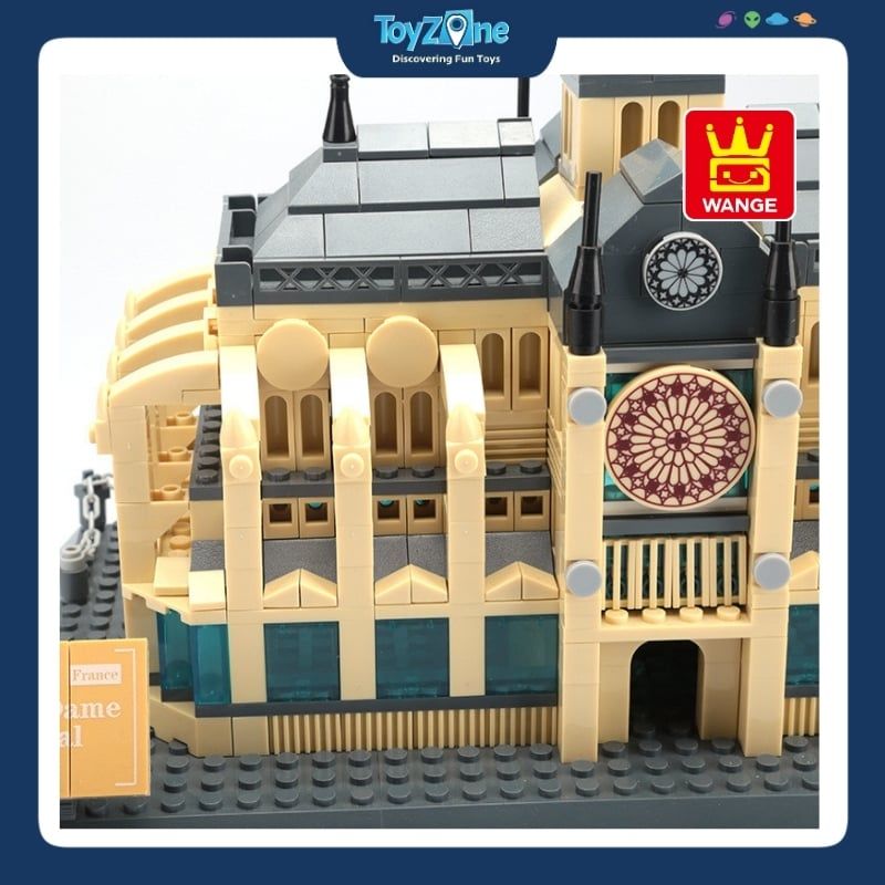 Bộ đồ chơi lắp ráp mô hình Công Trình Kiến Trúc Wange