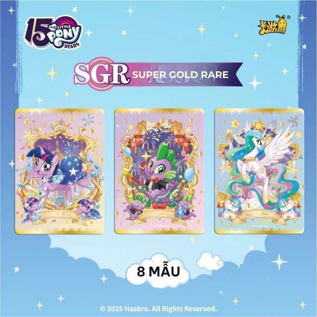 Bộ thẻ sưu tầm My Little Pony Friendship Eternal Card Moon Edition Series 3 KAYOU