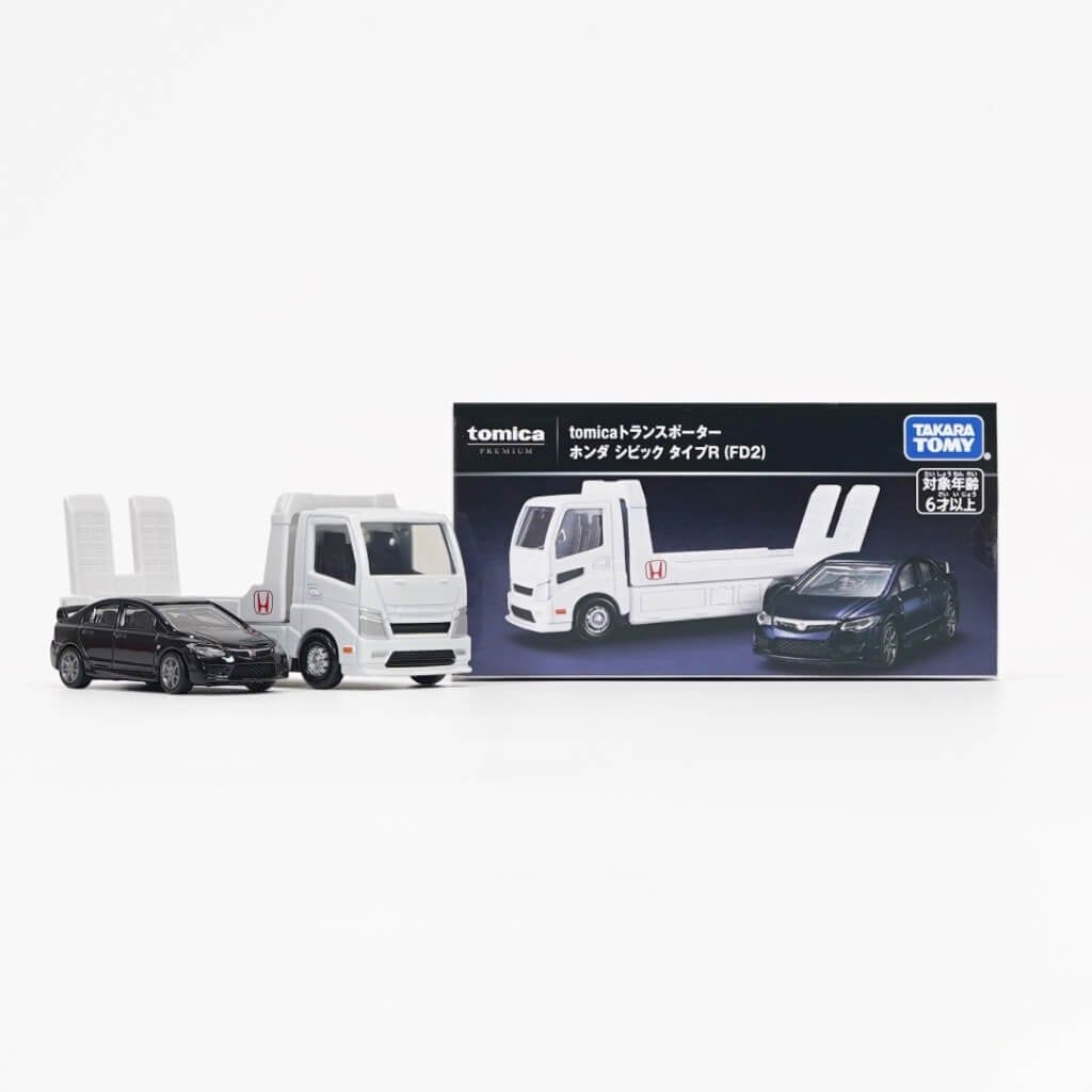 Mô hình xe vận chuyển Transporter Honda Civic Type R ( FD2 ) TOMICA PREMIUM