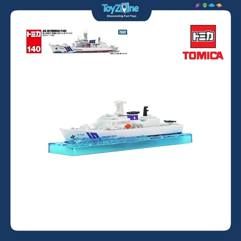Mô hình Tàu Tuần Tra JCG Akitsushima PLH32 No.140 TOMICA LONG