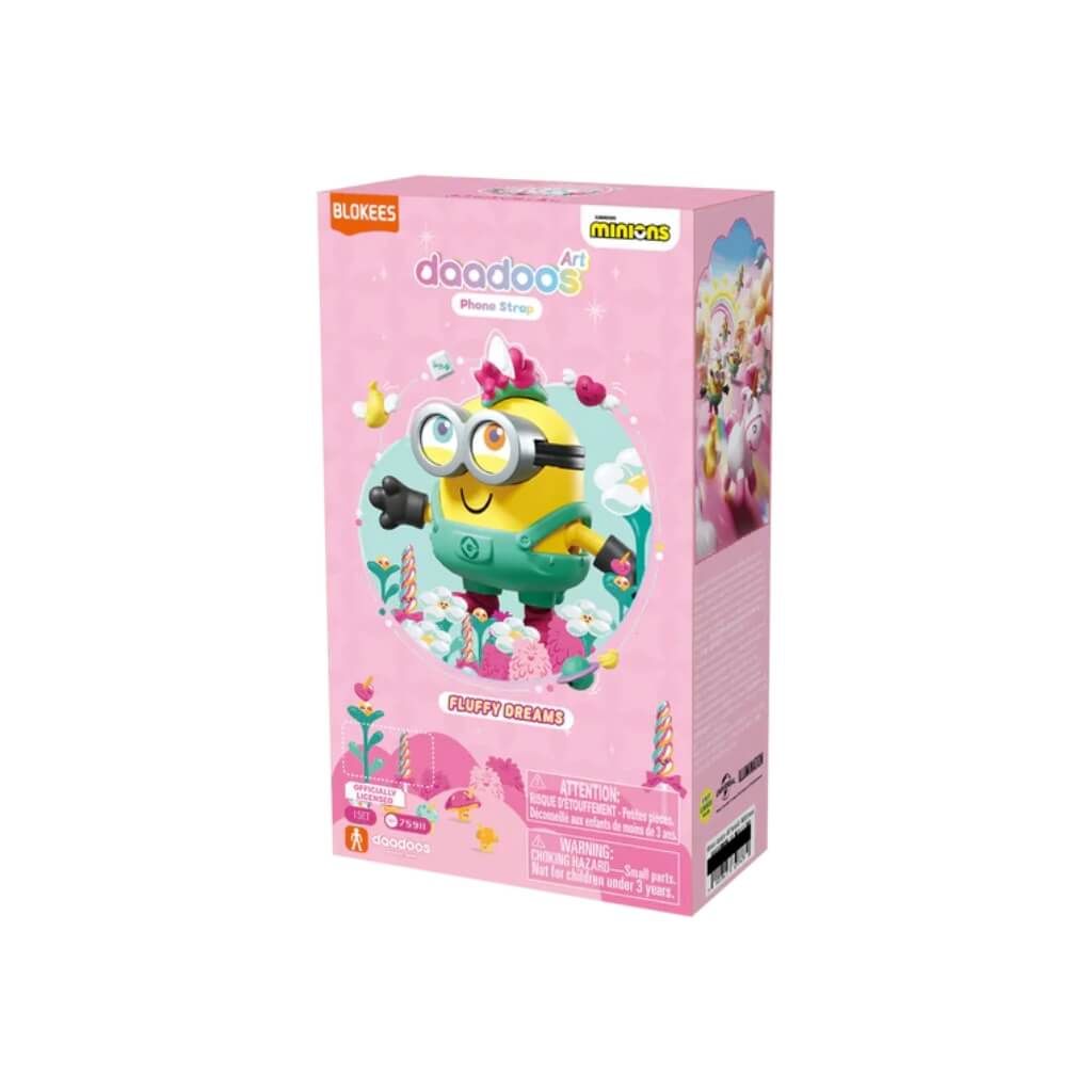 Mô hình đồ chơi lắp ráp Blind box Minions Daadoos ART Series 01 Fluffy Dreams BLOKEES