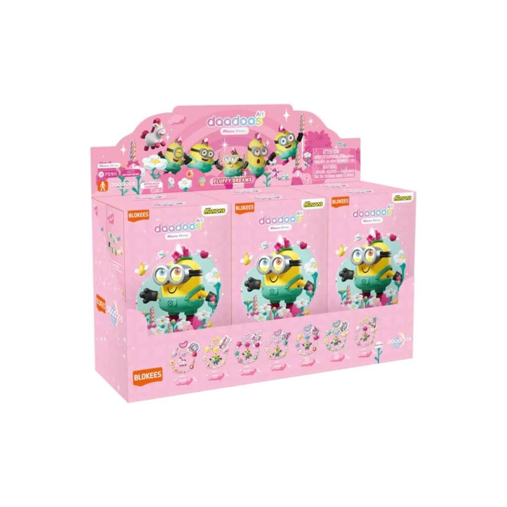 Mô hình đồ chơi lắp ráp Blind box Minions Daadoos ART Series 01 Fluffy Dreams BLOKEES