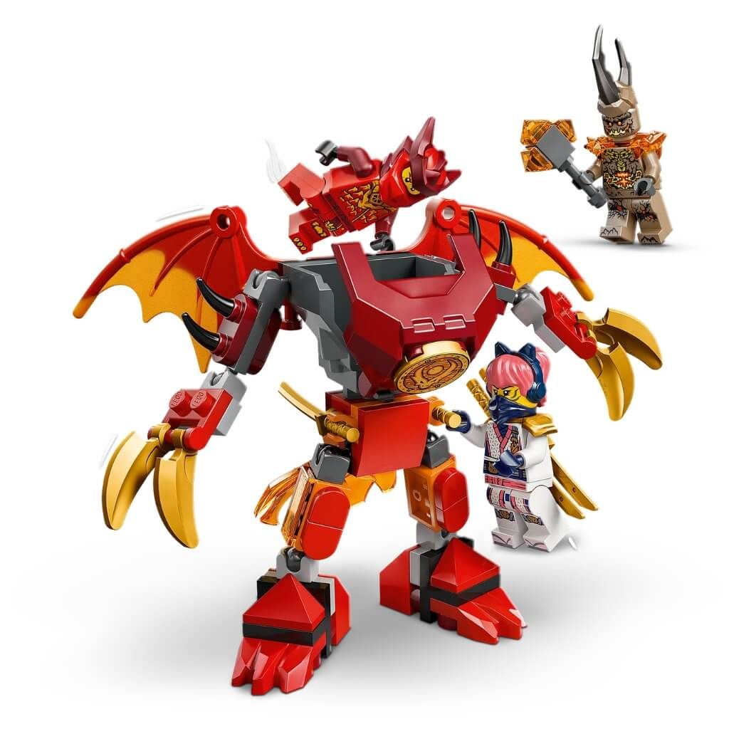 Bộ đồ chơi mô hình lắp ráp Bộ Chiến Đấu Chiến Giáp Rồng Của Kai LEGO NINJAGO