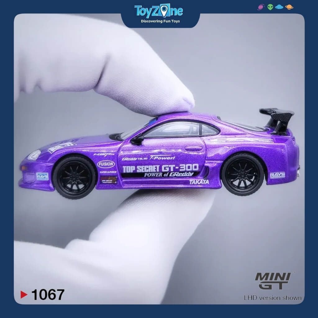 Mô hình xe Toyota Supra ( A80 ) Top Secret GT300 1:64 MiniGT