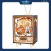 Mô hình gỗ lắp ráp 3D Retro Tivi Lễ Hội Hoàng Hôn Rolife Sunset Carnival AMT01 ROBOTIME