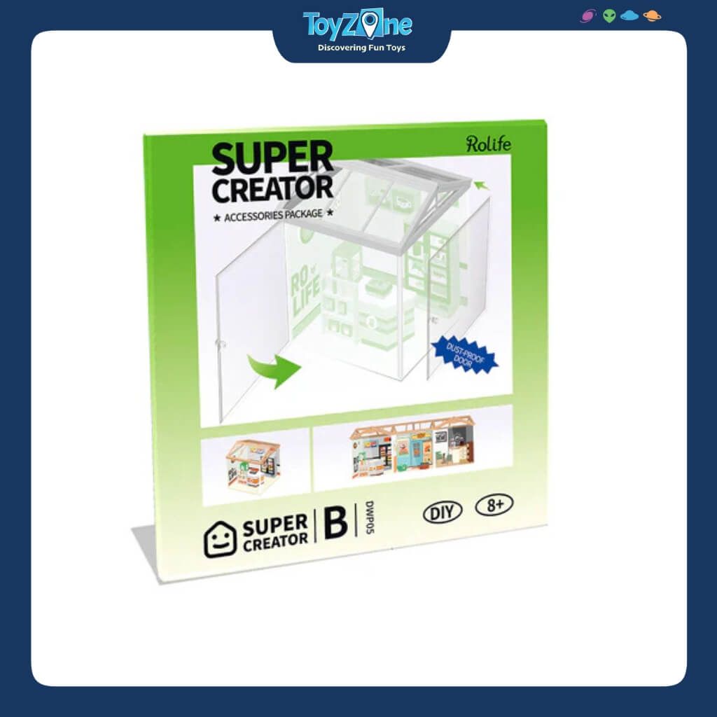 Phụ kiện cửa chắn bụi mô hình nhà nhựa Rolife Super Creator Dust-Proof Door B DWP05 ROBOTIME