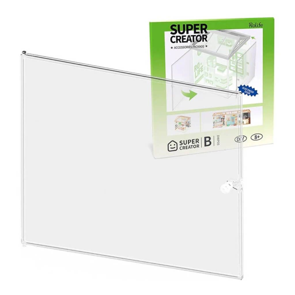 Phụ kiện cửa chắn bụi mô hình nhà nhựa Rolife Super Creator Dust-Proof Door B DWP05 ROBOTIME