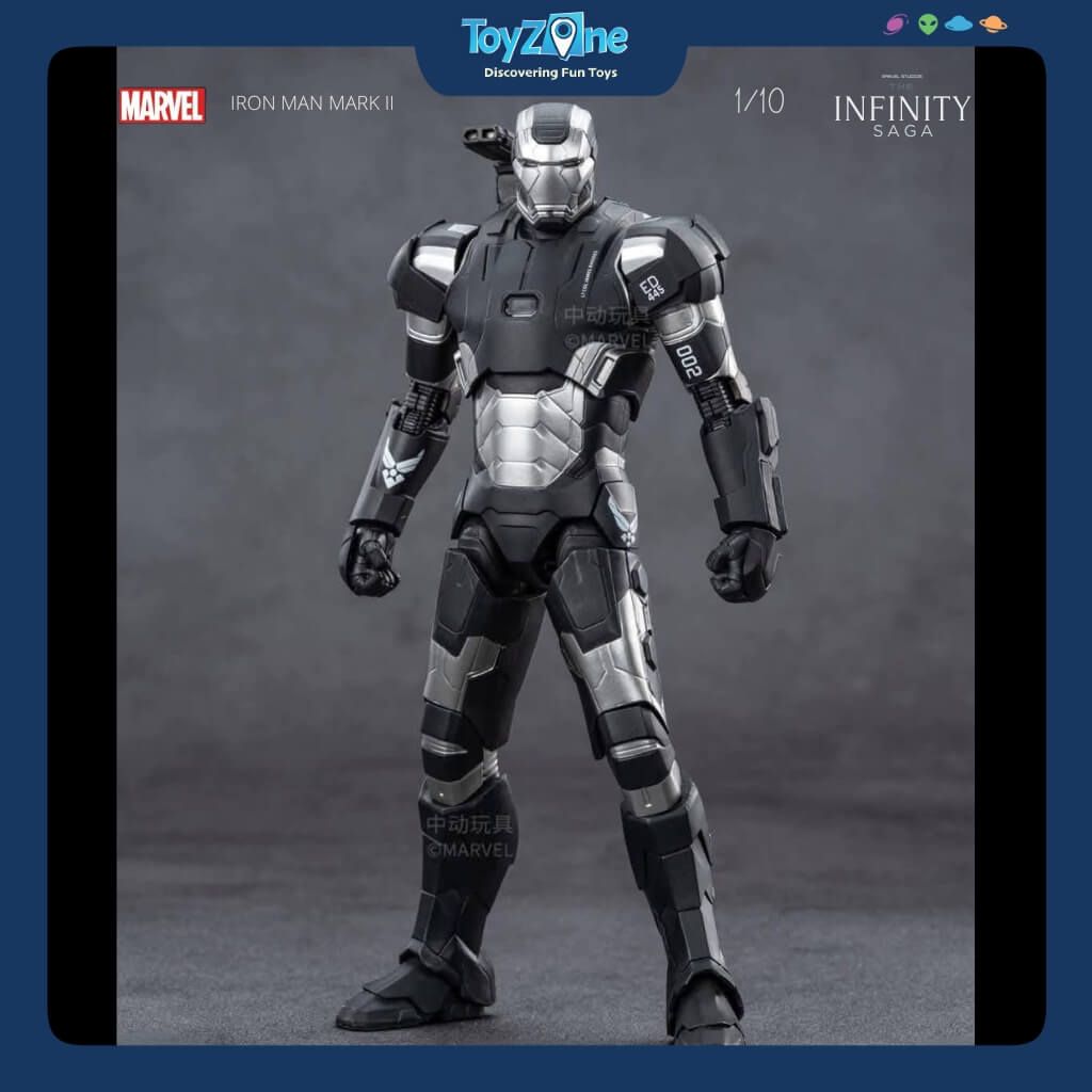 Mô hình Iron Man Mark 2 ( MK2 ) Marvel The Infinity Saga War Machine 1:10 ZD TOYS
