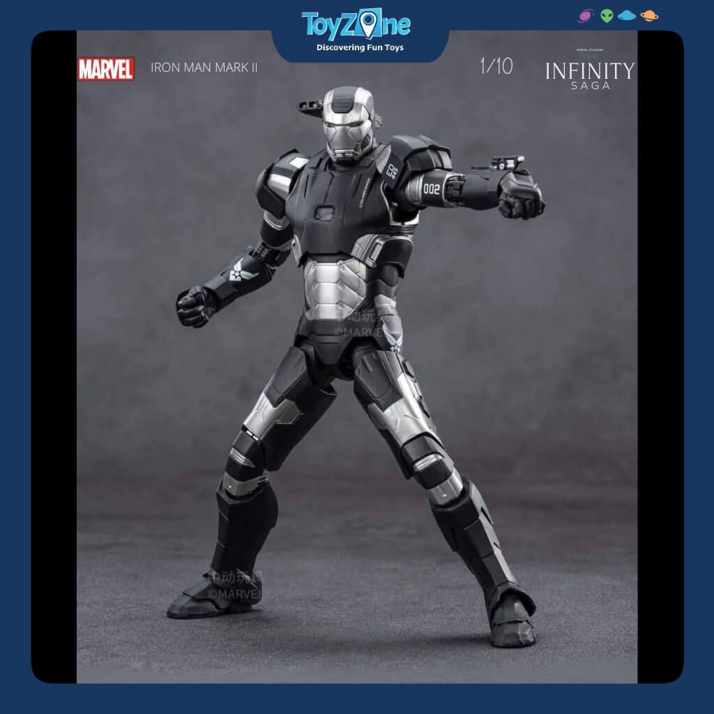 Mô hình Iron Man Mark 2 ( MK2 ) Marvel The Infinity Saga War Machine 1:10 ZD TOYS