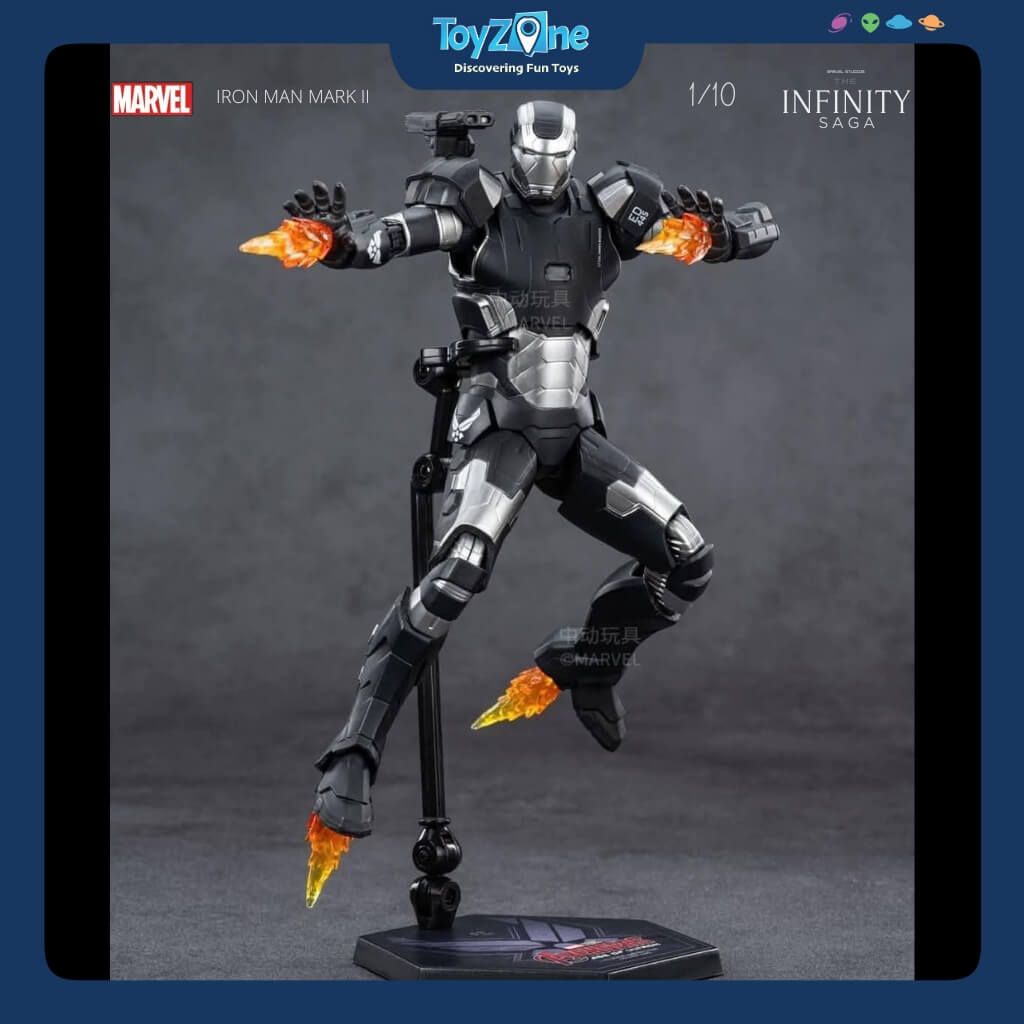 Mô hình Iron Man Mark 2 ( MK2 ) Marvel The Infinity Saga War Machine 1:10 ZD TOYS