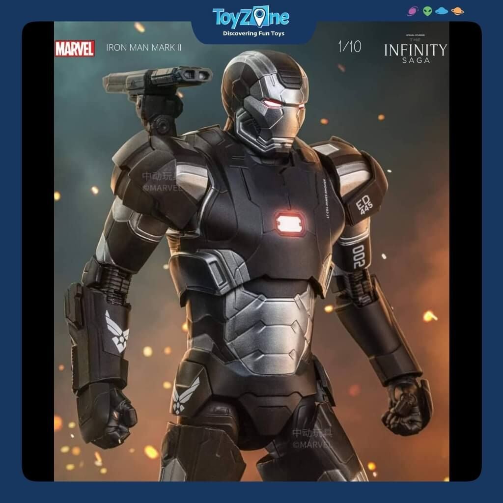 Mô hình Iron Man Mark 2 ( MK2 ) Marvel The Infinity Saga War Machine 1:10 ZD TOYS