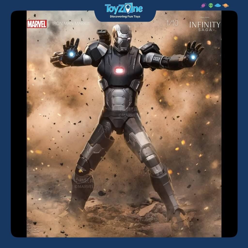 Mô hình Iron Man Mark 2 ( MK2 ) Marvel The Infinity Saga War Machine 1:10 ZD TOYS