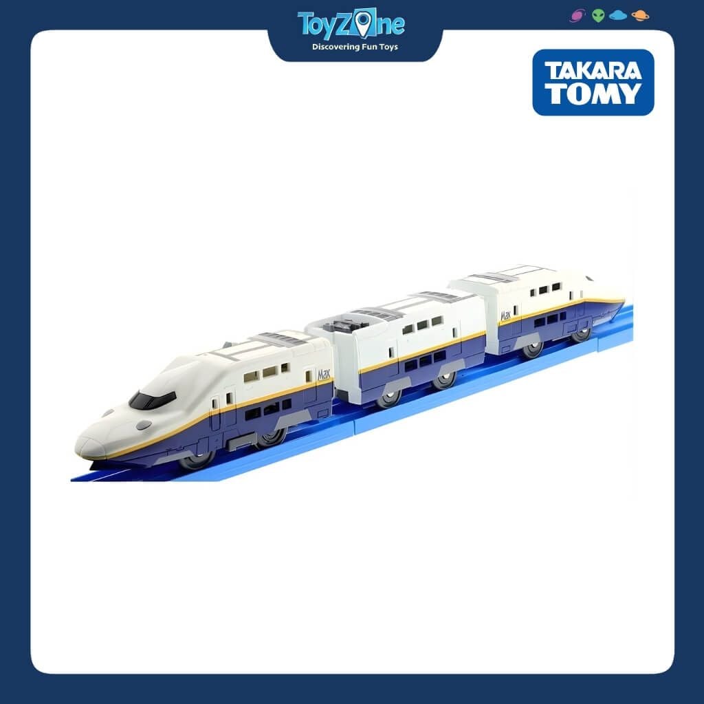 Mô hình đồ chơi Tàu Cao Tốc Plarail S-10 Shinkansen Series E4 Max TAKARA TOMY