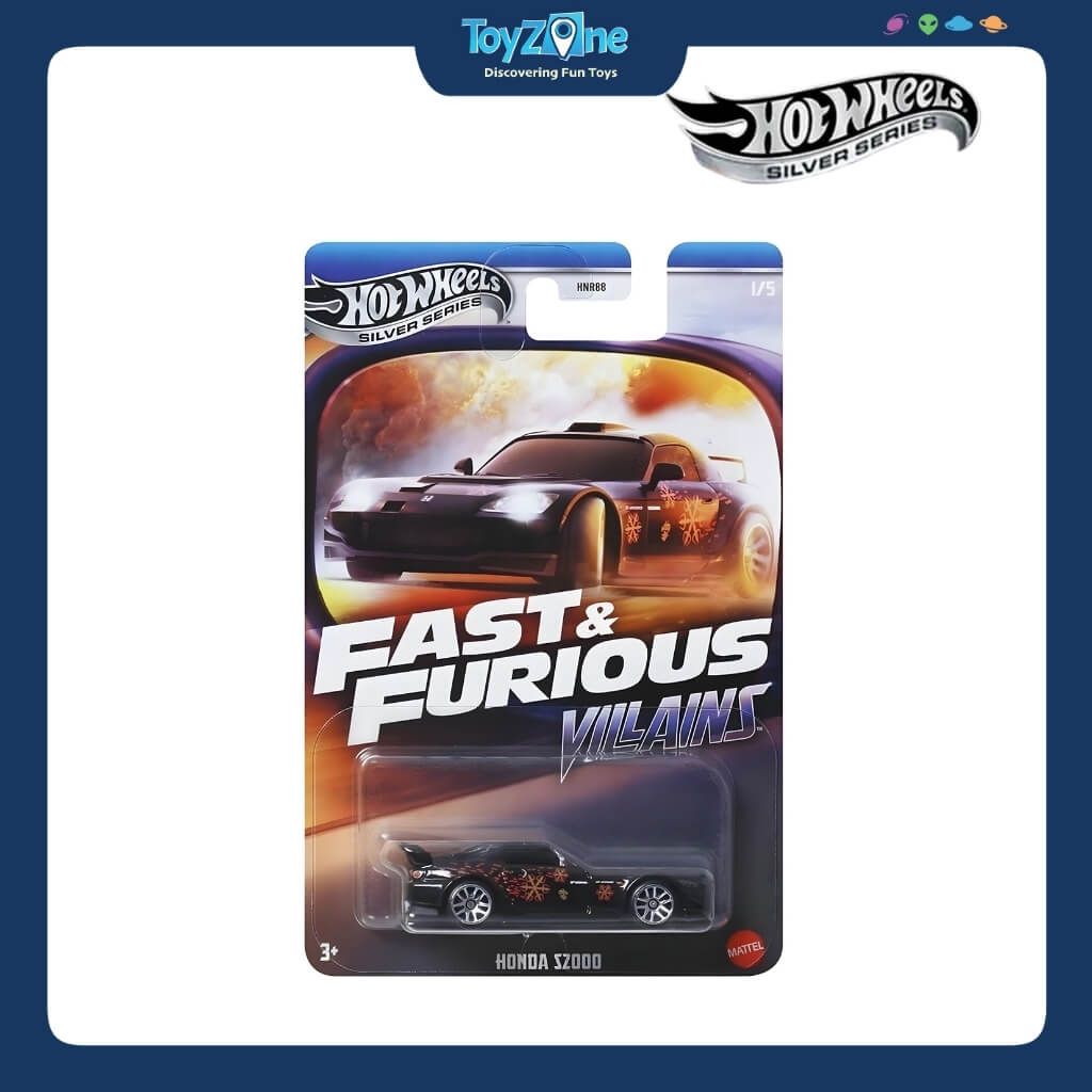 Mô hình xe Hot Wheels Silver Fast And Furious Villains Series chính hãng
