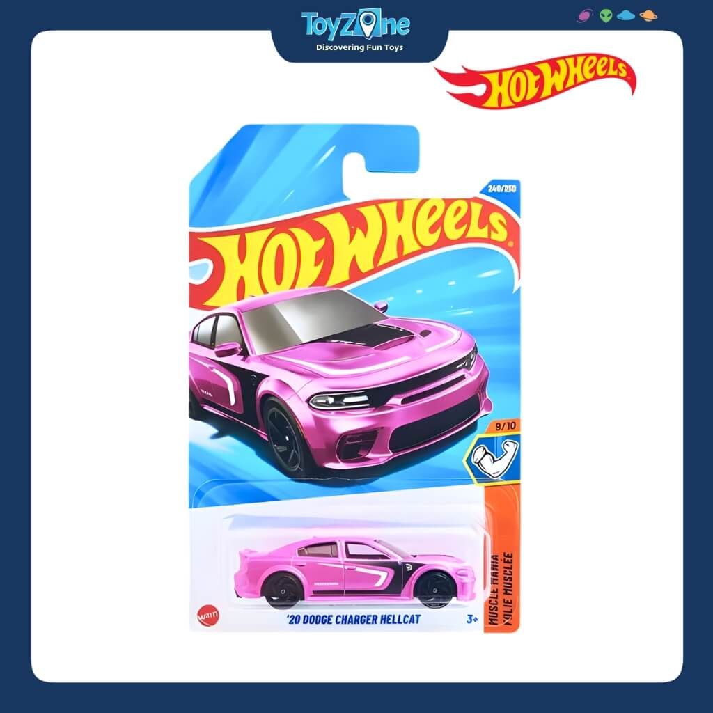 Đồ chơi mô hình xe Hot Wheels Muscle Mania Folie Musclee chính hãng