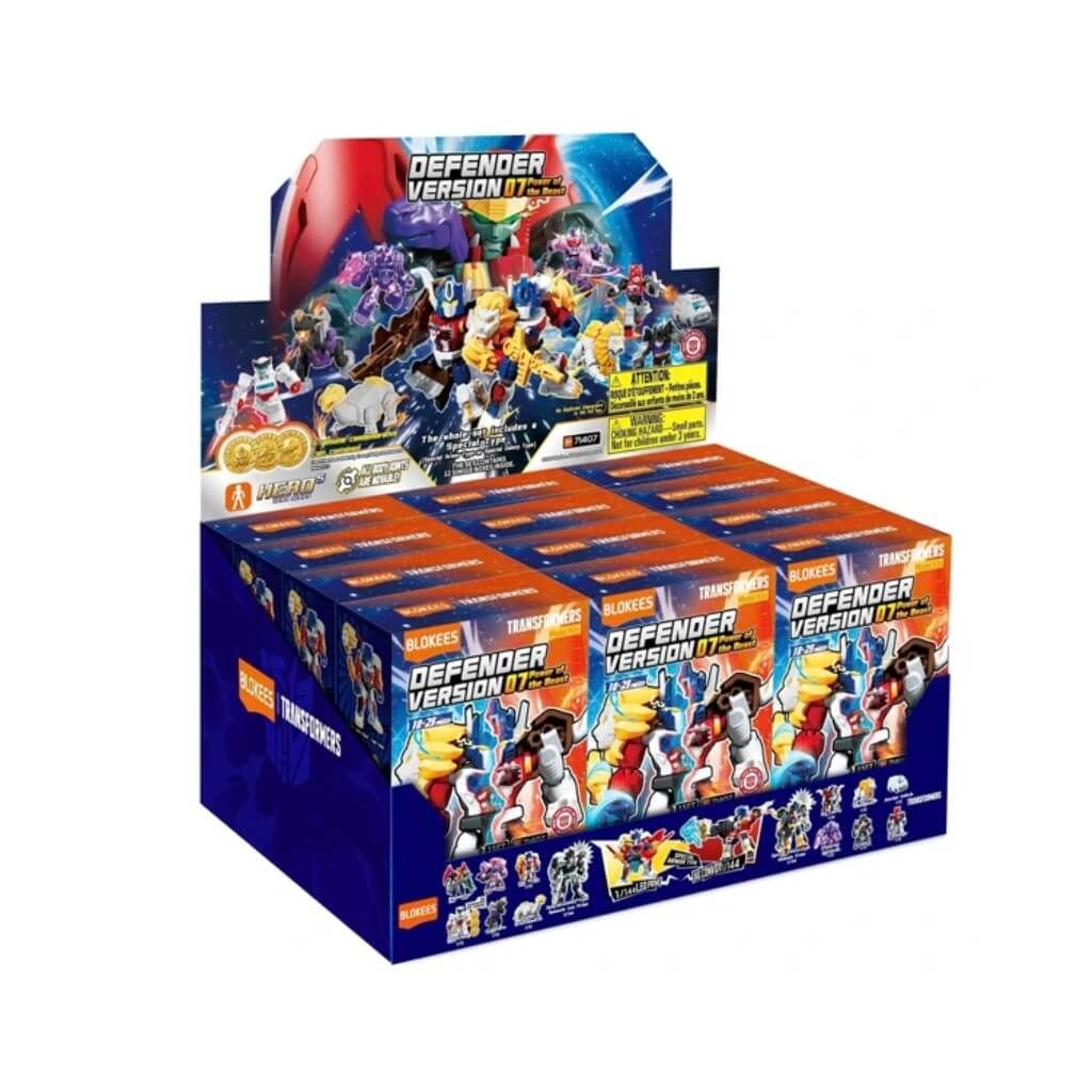 Mô hình đồ chơi lắp ráp Blind box Transformers Defender Version 07 Power of the Beast Model Kits BLOKEES