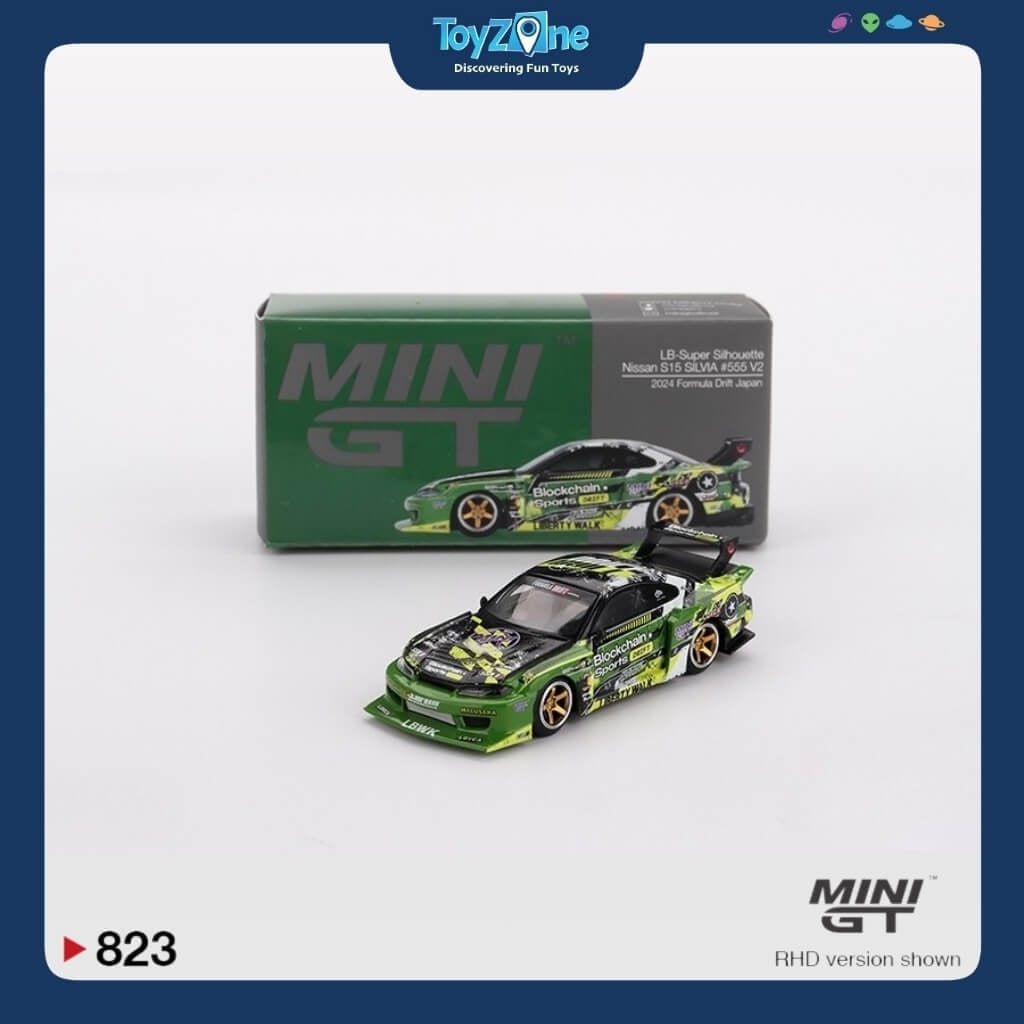 Mô hình xe Nissan LB-Super Silhouette S15 Silvia 1:64 MiniGT