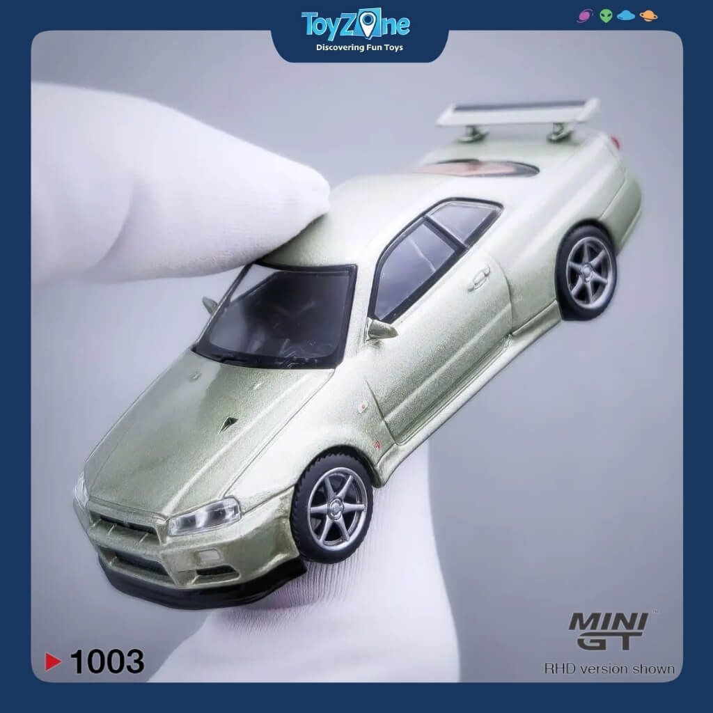 Mô hình xe Nissan Skyline GT-R (R34) V-Spec II Nür 1:64 MiniGT