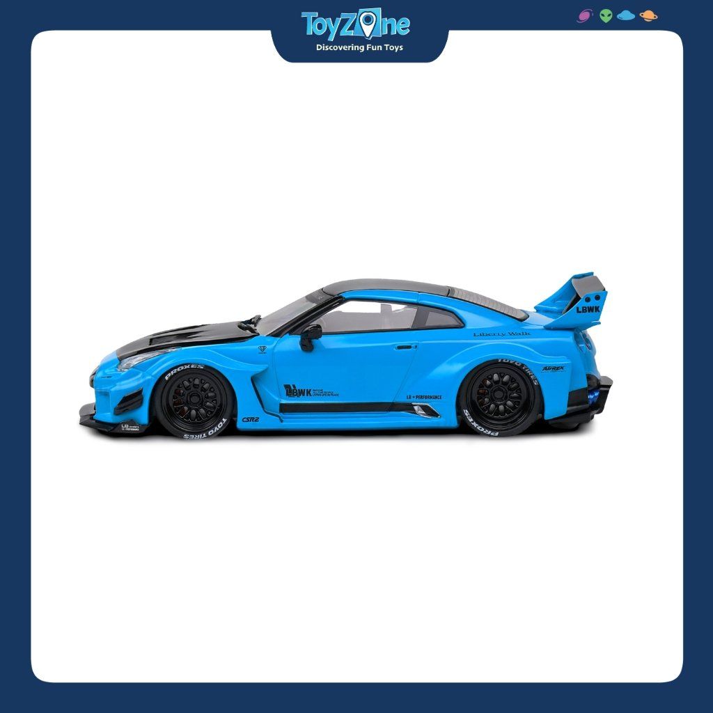 Mô hình xe Nissan GT-R ( R35 ) LBWK Silhouette 2019 1:43 SOLIDO