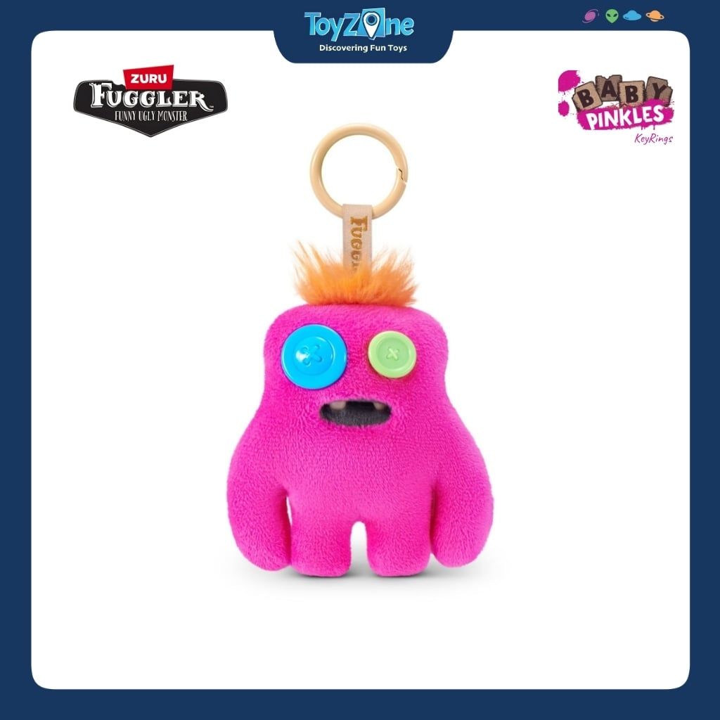 Mô hình móc khoá đồ chơi sưu tầm Fuggler Baby Pinkles Keyrings 3.5 inch ZURU TOYS