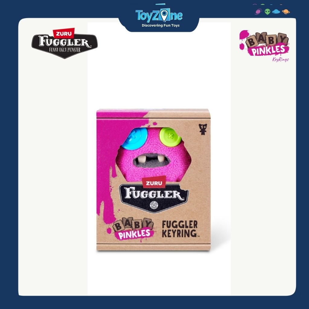 Mô hình móc khoá đồ chơi sưu tầm Fuggler Baby Pinkles Keyrings 3.5 inch ZURU TOYS