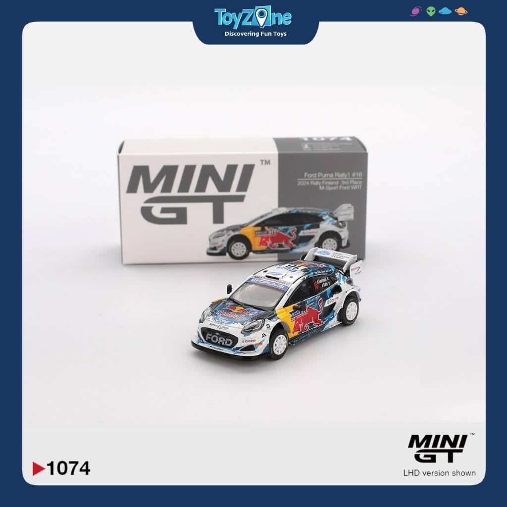 Mô hình xe Ford Puma Rally1 M-Sport Ford WRT 2024 1:64 MiniGT