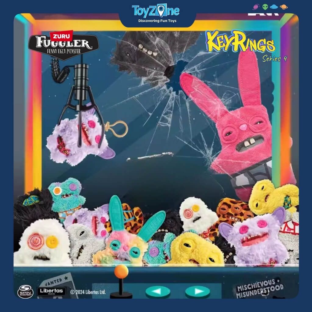 Mô Hình Đồ Chơi Sưu Tầm Móc Khoá Fuggler Keyrings Ver 4 5inch ZURU TOYS