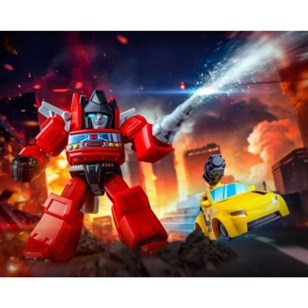 Mô hình đồ chơi lắp ráp Blind box Transformers Defender Version 02 The Overthrow Model Kits BLOKEES