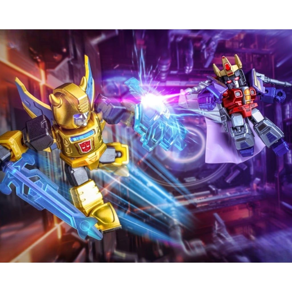 Mô hình đồ chơi lắp ráp Blind box Transformers Defender Version 02 The Overthrow Model Kits BLOKEES