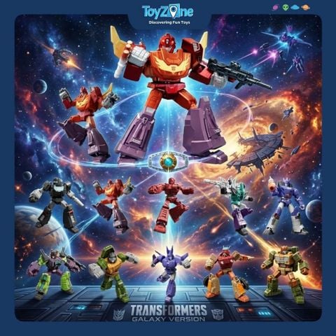Mô hình đồ chơi lắp ráp Blind box Transformers Galaxy Version 10 One Shall Stand Model Kits BLOKEES