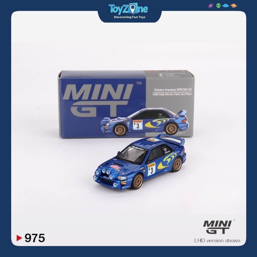 Mô hình xe Subaru Impreza WRC98 #3 1:64 MiniGT