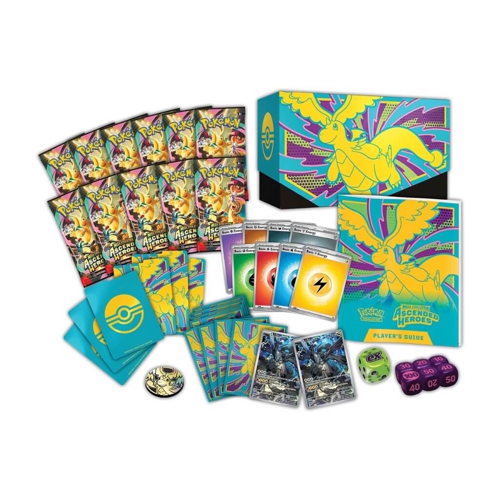 Bộ thẻ sưu tập Pokemon TCG Mega Evolution Ascended Heroes Elite Trainer Box