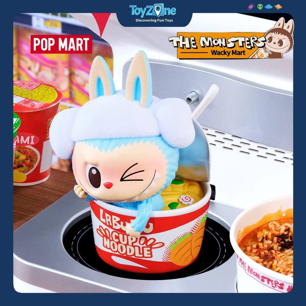 Mô hình đồ chơi Blind box Labubu The Monsters Wacky Mart ( Siêu Thị Kỳ Lạ ) Series Figures POP MART