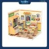 Mô hình lắp ráp nhà nhựa DIY Quầy Ẩm Thực Đêm Rolife Night Out Food Stall DW022 ROBOTIME