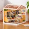 Mô hình lắp ráp nhà nhựa DIY Quầy Ẩm Thực Đêm Rolife Night Out Food Stall DW022 ROBOTIME