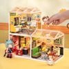 Mô hình lắp ráp nhà nhựa DIY Quầy Ẩm Thực Đêm Rolife Night Out Food Stall DW022 ROBOTIME
