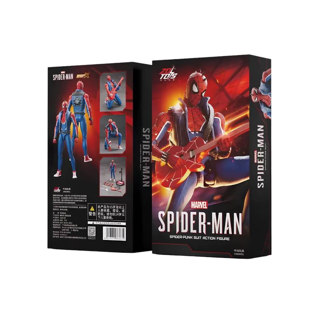 Mô hình Người Nhện Spider Man Spider Punk Suit 1:10 ZD TOYS