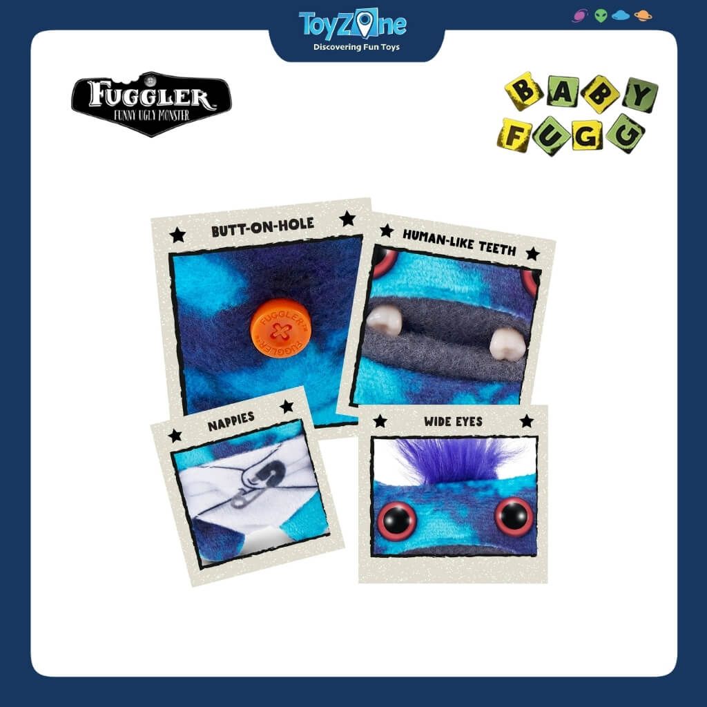 Mô hình đồ chơi sưu tầm Fuggler Baby Fuggs Ver 3 3.5inch ZURU TOYS