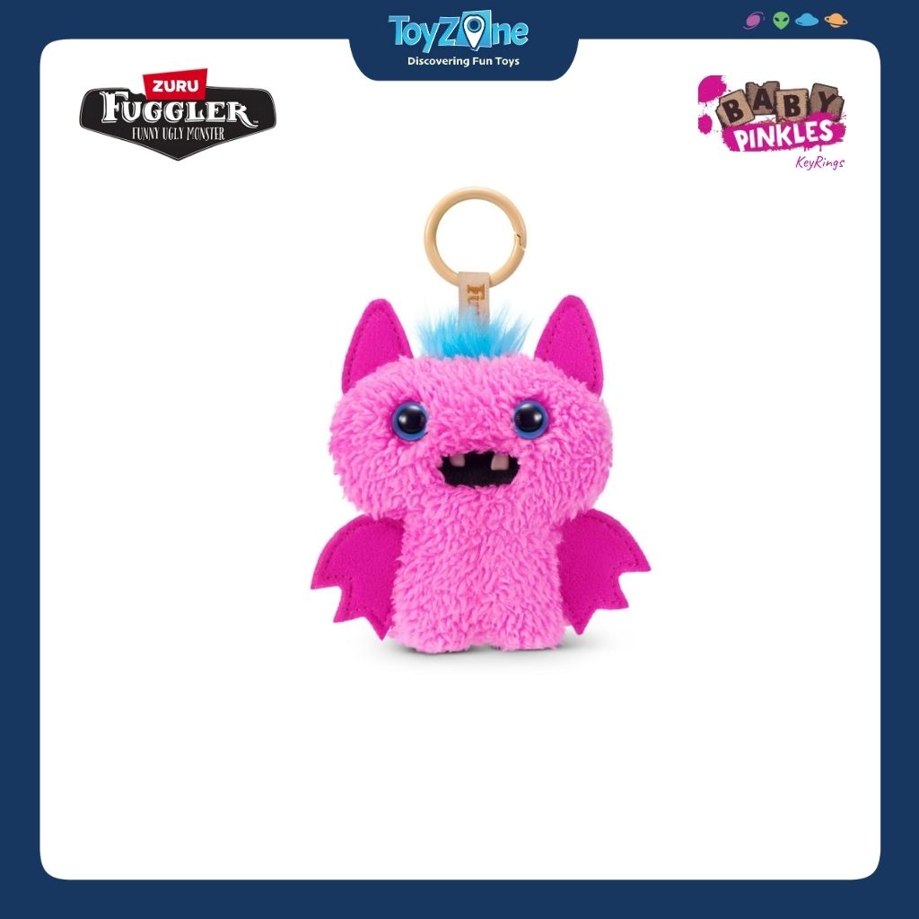 Mô hình móc khoá đồ chơi sưu tầm Fuggler Baby Pinkles Keyrings 3.5 inch ZURU TOYS