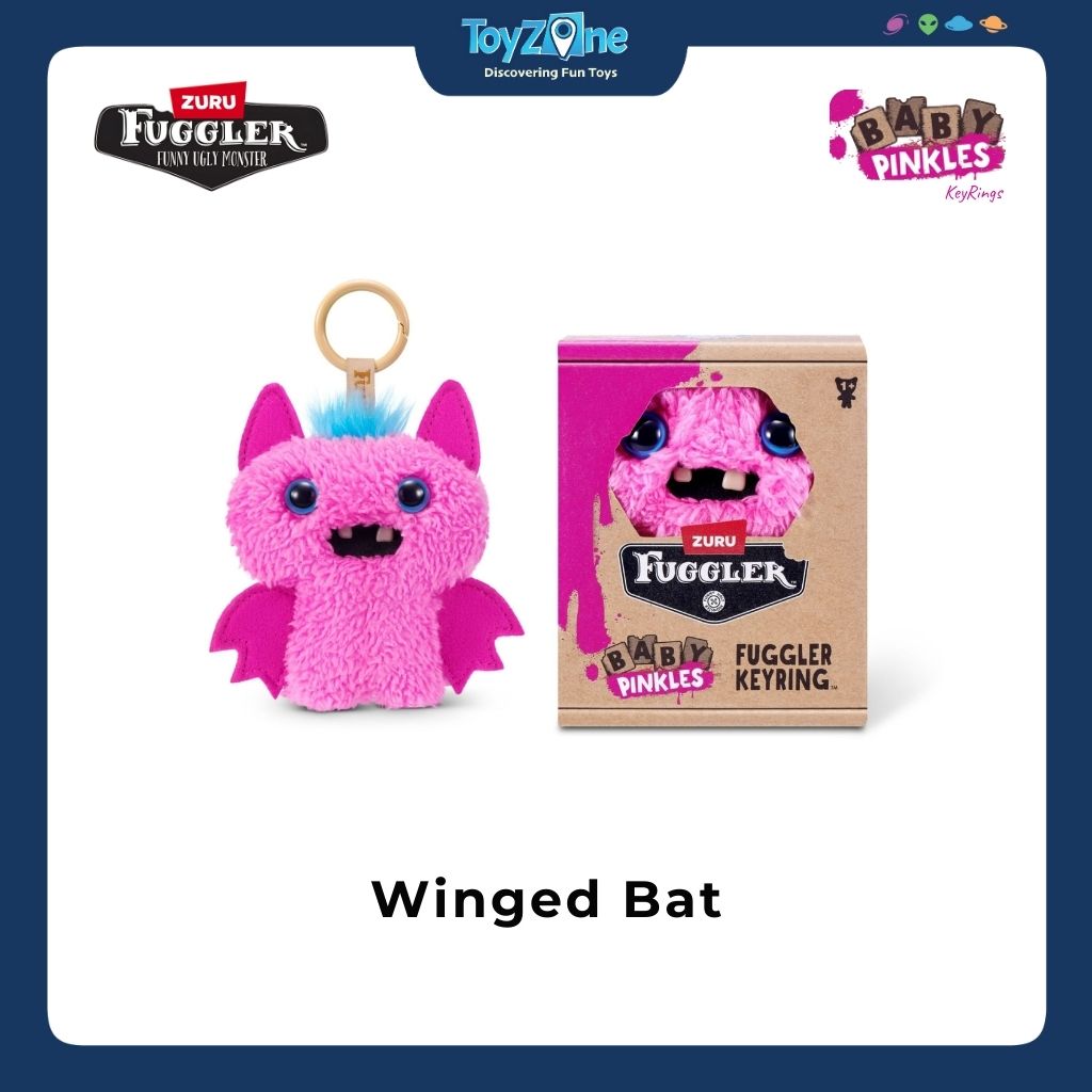 Mô hình móc khoá đồ chơi sưu tầm Fuggler Baby Pinkles Keyrings 3.5 inch ZURU TOYS