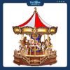 Mô hình gỗ lắp ráp 3D Vòng Quay Ngựa Gỗ Chuyển Động Rolife Classic Carousel AMC01 ROBOTIME