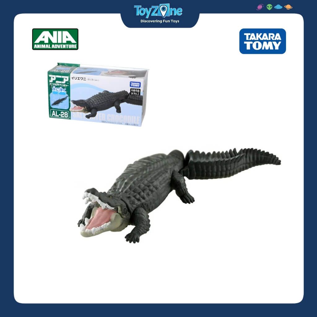 Mô hình đồ chơi Động Vật Cá Sấu ANIA AL-28 Crocodile ( Float Ver. ) TAKARA TOMY