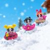 Mô hình đồ chơi Blind box The Powerpuff Girls Daadoos NEST Series 01 Operation Snow Fluffy BLOKEES